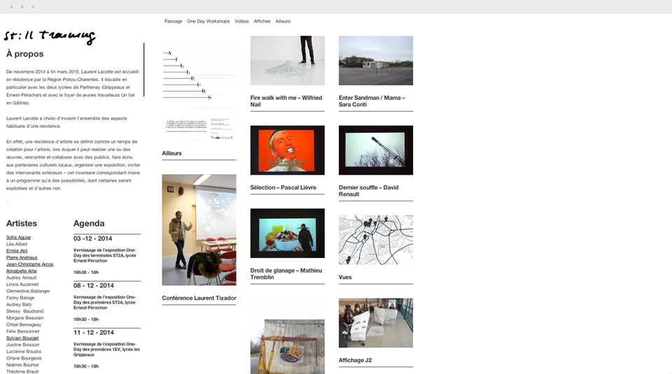 Cédric Fenet - Agencements - Still Training - Graphisme - Webdesign